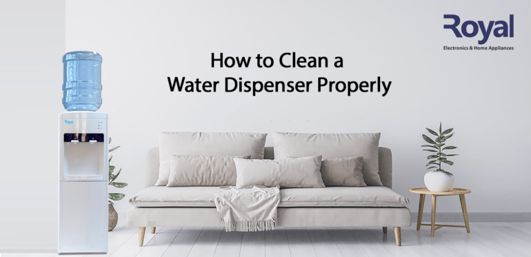 How to clean water dispenser properly