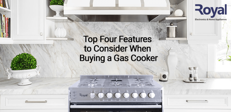 gas cooker features